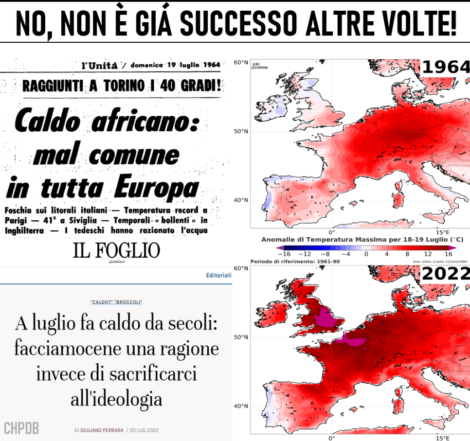 Faceva caldo già nel passato, ma..