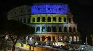 Franceschini: “Colosseo illuminato con colori Ucraina”