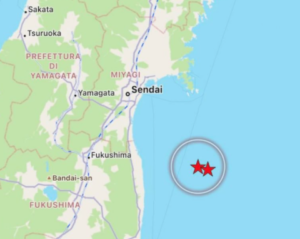 Giappone: forte terremoto nella prefettura di Fukushima