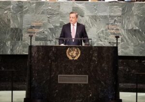Draghi all’Assemblea Generale ONU: Ucraina, clima, migranti