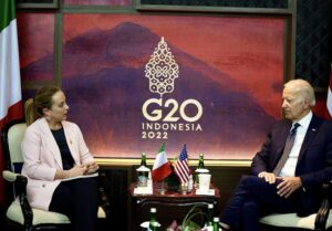 G20: incontro tra Giorgia Meloni e Joe Biden