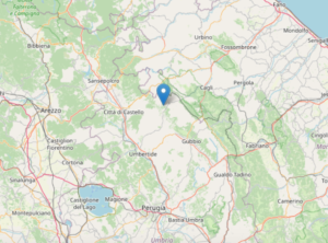 Terremoto di magnitudo 3.7 in Umbria