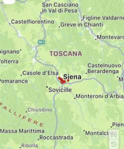 Sciame sismico in atto nella città di Siena