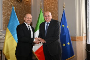 Il Ministro Crosetto incontra Denys Shmyhal, Primo Ministro ucraino