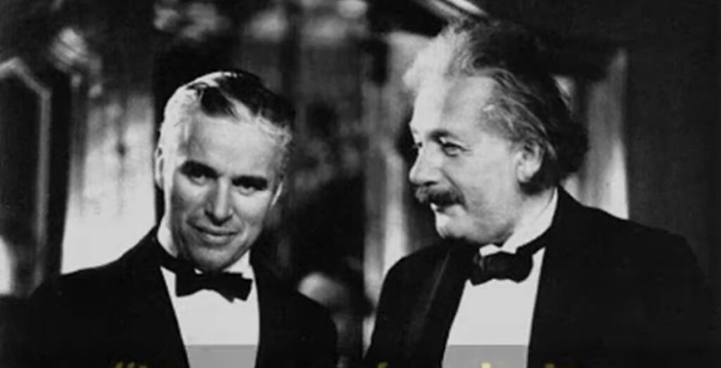 Einstein e Chaplin, dois representantes irrepetíveis da ciência e da arte