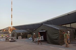 Aeroporto Catania-Crosetto:”strutture campali pienamente operative”