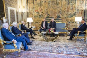 Mattarella riceve i Segretari Generali di CGIL, CISL e UIL