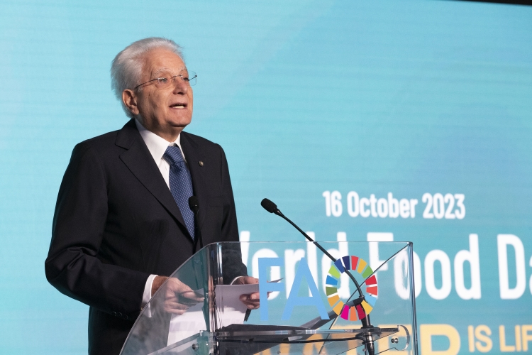 Mattarella alla Fao: "Preoccupante aumento tensioni internazionali"