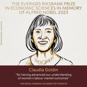 Claudia Goldin vince il Nobel per l’Economia 2023