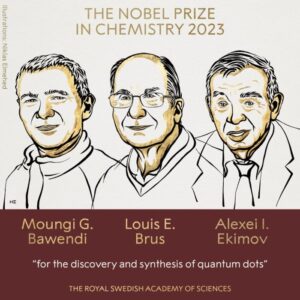 Nobel per la Chimica: Moungi Bawendi, Louis E Brus e Alexey Ekimov