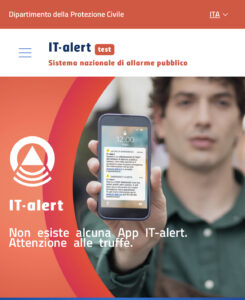 Truffa: non esiste alcuna App di IT-alert