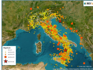 Oltre 16 mila terremoti in Italia nel 2023