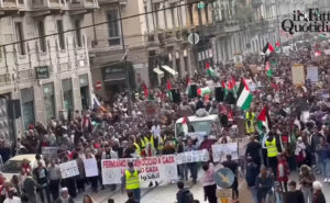 Cortei pro Palestina nel Giorno della Memoria