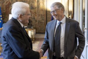 Il Presidente Mattarella ha ricevuto Bill Gates