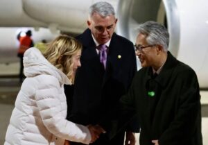 La Presidente Meloni arrivata in Giappone