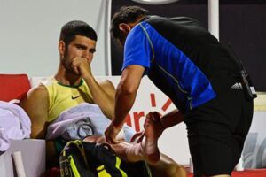 ATP Montecarlo: Alcaraz infortunato, costretto al ritiro