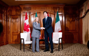 Meloni-Trudeau: “impegno congiunto per affrontare sfide globali”
