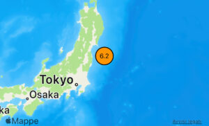 Terremoto di magnitudo 6 in Giappone