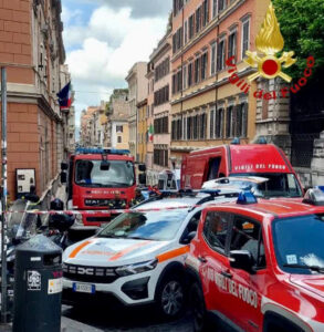 Evacuato dai VVF un Hotel a Roma in zona Barberini
