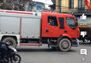 Hanoi: edificio in fiamme, molte vittime