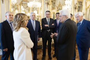 Mattarella incontra Meloni e membri del Governo in vista del Consiglio UE