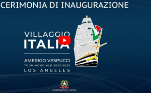 Los Angeles (in diretta) il Ministro Crosetto inaugura “Villaggio Italia” per il tour mondiale di Nave Vespucci