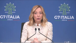 Il videomessaggio di Giorgia Meloni ai partecipanti del G7