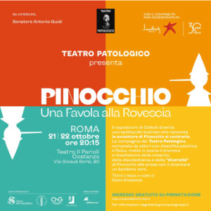 “Pinocchio alla rovescia” al Teatro Parioli di Roma